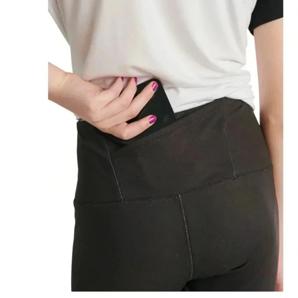 Justice Girls Ankle Collection X Color Blocked Leggings Size Small (7/8) Black - Picture 3 of 12